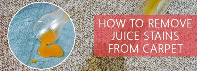 How to Remove Juice Stains From Carpet?